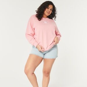 OVERSIZED SAINT-TROPEZ FRANCE GRAPHIC TERRY SWEATSHIRT